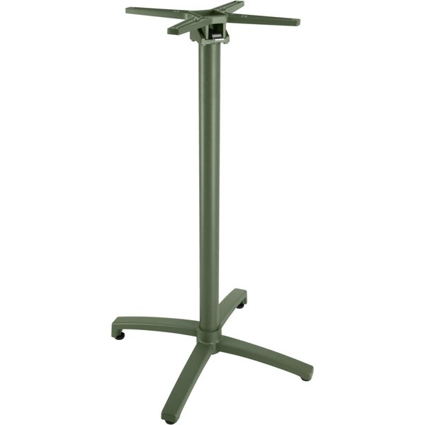 Pied de table d'extérieur Taipa rabattable VEGA; 66x66x108 cm (lxLxH); kaki