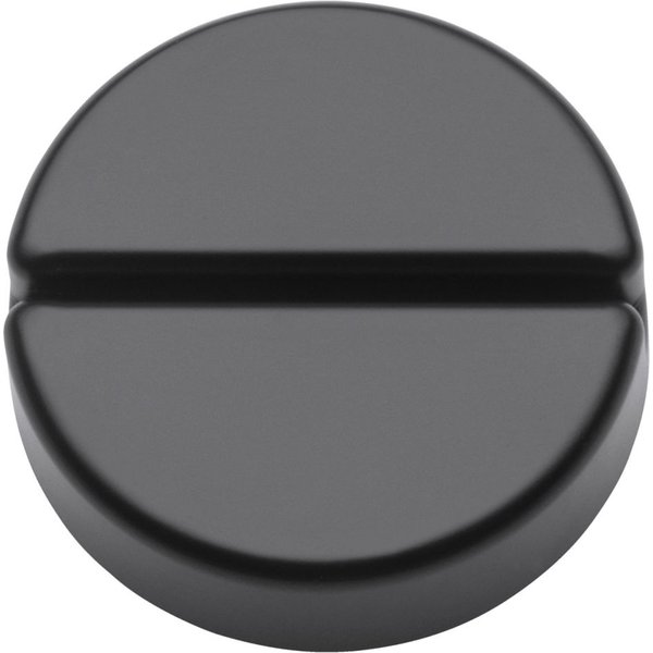 Base in plastica per espositore PULSIVA; 7x2 cm (ØxH); nero; 5 pz. / Pacco