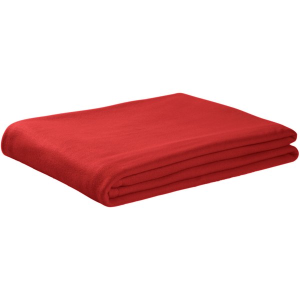 ERWIN M. Coperta in pile Artico; 130x170 cm (LxL); rosso chiaro