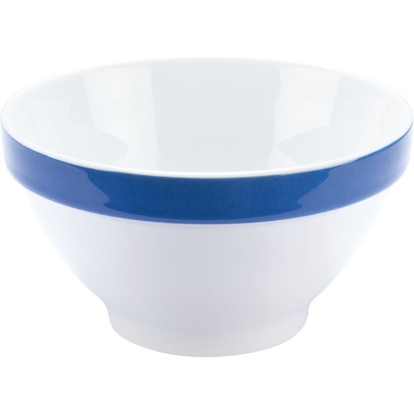 6x PULSIVA Ciotola Multi-Color; 440 ml, 13.8x7.1 cm (ØxH); bianco/blu; 6 pz. / Pacco