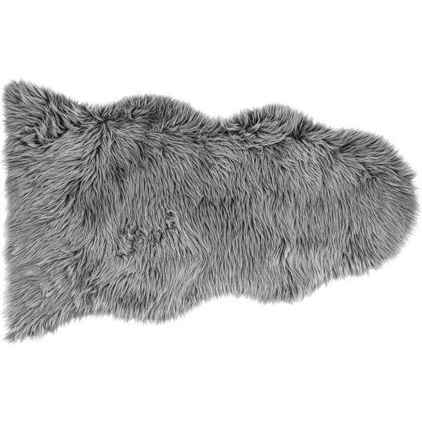 Pelliccia sintetica decorativa Bergen ERWIN M.; 115x70 cm (LxL); grigio