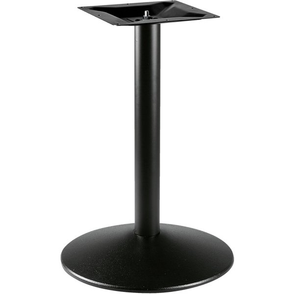 PULSIVA Base per tavolo Rondo in ghisa; 55x72 cm (ØxH); nero; rotonda