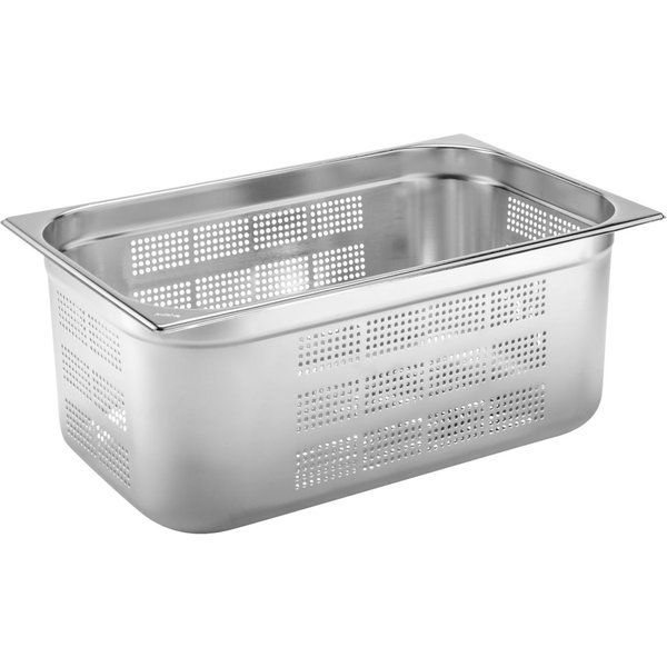 PULSIVA Contenitore gastronorm 1/1 Basic forato ; GN 1/1, 28 l, 53x32.5x20 cm (LxLxP); argento