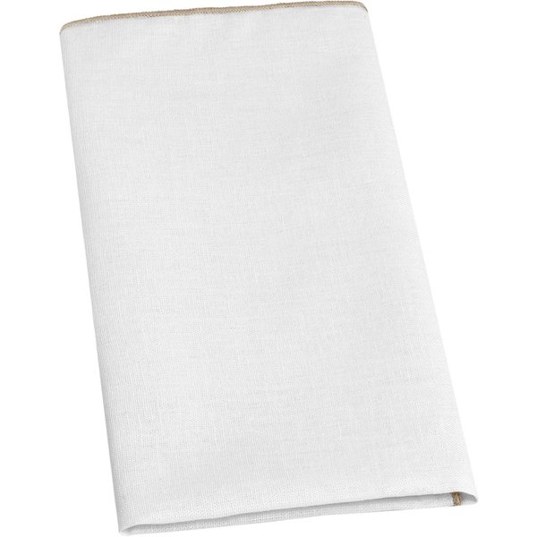 6x ERWIN M. Tovagliolo Breda; 50x50 cm (LxL); bianco; 6 pz. / Pacco