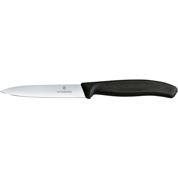 6x Victorinox Couteau à légumes Swiss Classic lame lisse; Longueur de lame 10 cm, 21.2 cm (L); argenté/noir; 6 pièce(s) / Lot