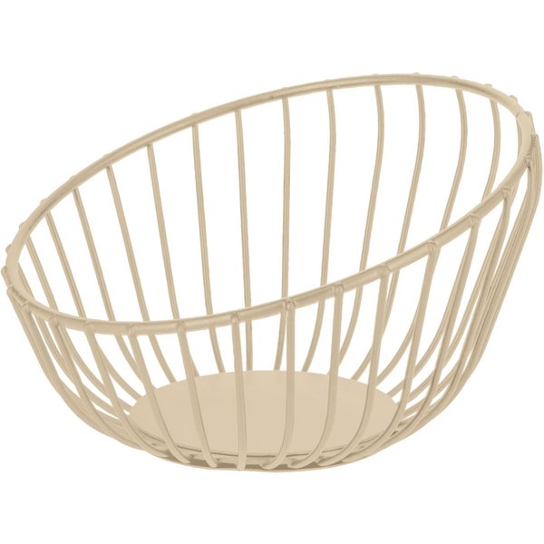 VEGA Cestino porta pane e frutta Ciconia; 16x10 cm (ØxH); beige; rotonda