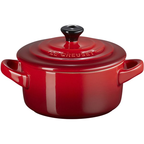 Le Creuset Mini cocotte 10 cm; 0.25 l, 10x5 cm (ØxH); rouge foncé; rond(e)