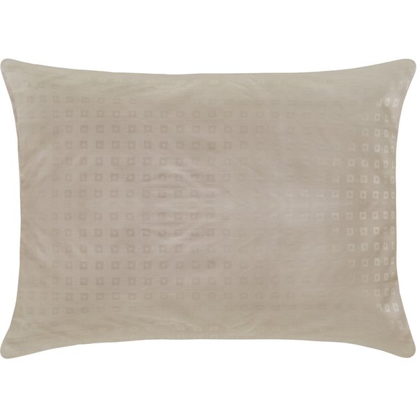 ERWIN M. Taie d'oreiller Cube fermeture zippée; 70x90 cm (Lxl); taupe