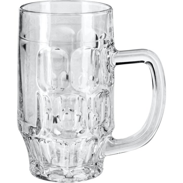 6x Borgonovo Chope à bière Rosy jaugé; 56 cl, 8x14.9 cm (ØxH); transparent; 0.4 l trait de remplissage, 6 pièce(s) / Lot