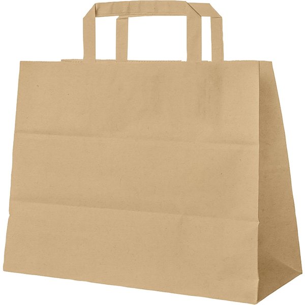 Sacchetti in carta Paper WIMEX; 13000 ml, 32x16x27 cm (LxLxH); marrone; 250 pz. / Pacco