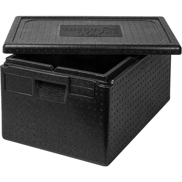 Thermo Future Box Contenitore isotermico polipropilene GN 1/1 con coperchio; 46000 ml, 60x40x32 cm (LxLxH); nero