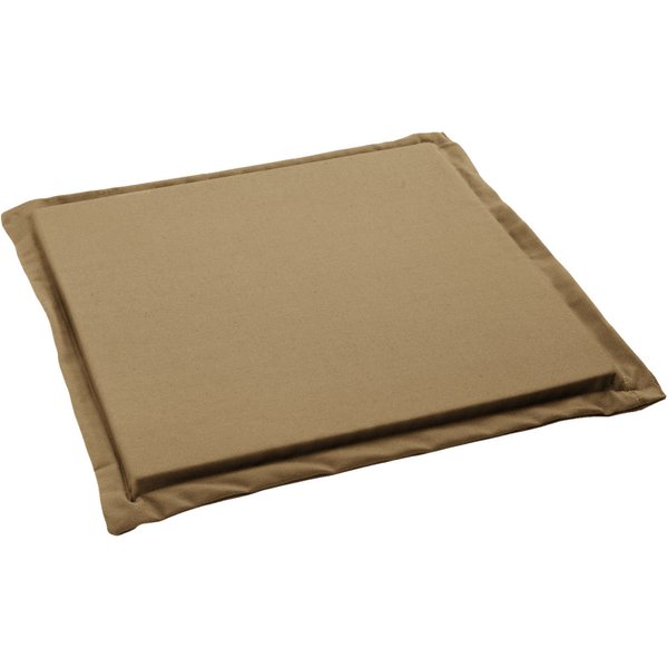 ERWIN M. Coussin de chaise Caro ; 38x38x2.5 cm (lxLxH); beige