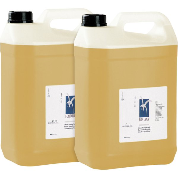 Savon liquide pour hôtel Fontana 5l V-Touch; 5000 ml; jaune; 2 pièce(s) / Lot