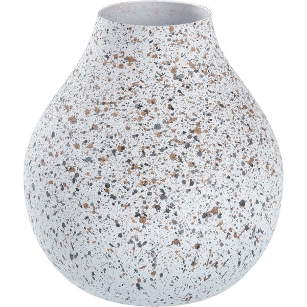 Vaso Adah; 12x14.5 cm (ØxH); bianco/grigio/marrone/antracite