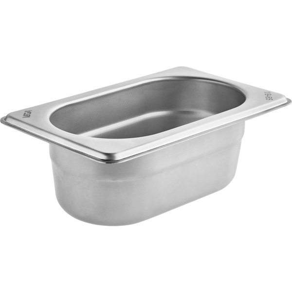VEGA Bac Gastro GN 1/9 Premium; GN 1/9, 0.6 l, 17.6x10.8x6.5 cm (LxlxP); argenté