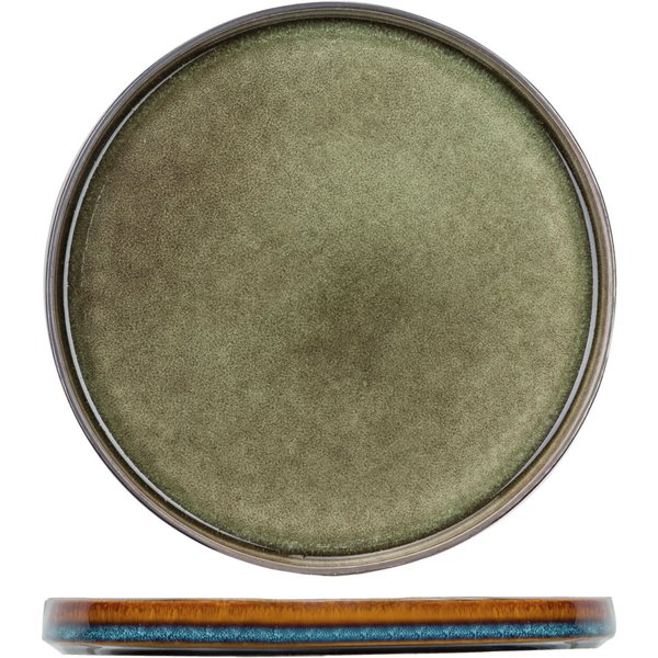 Piatto piano Quintana Cosy & Trendy; 14 cm (Ø); verde; rotonda; 6 pz. / Pacco