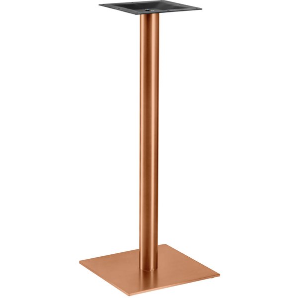 Pied de table haut d'intérieur Orio VEGA; 42x42x108 cm (lxLxH); cuivré; carré(e)
