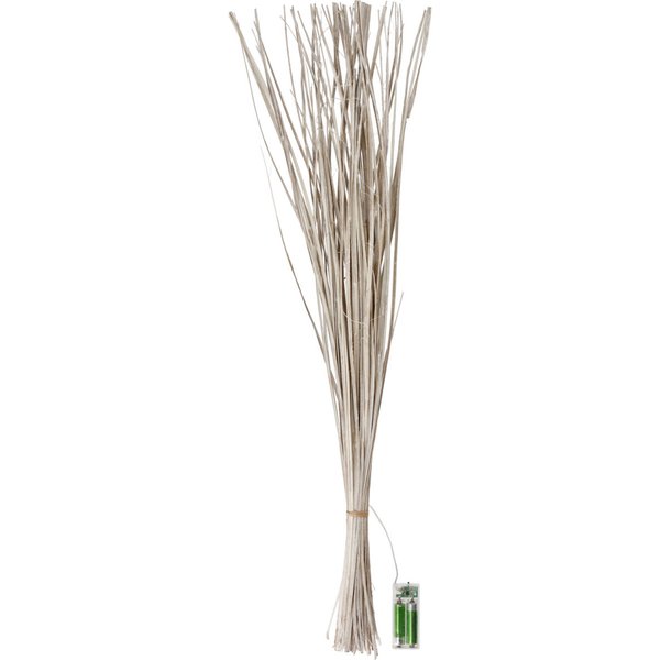 Palma finta illuninata Abeba con luci LED; 80 cm (L); champagne