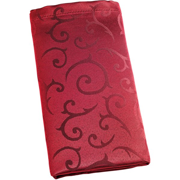 6x PULSIVA Tovaglioli in stoffa Antalya; 50x50 cm (LxL); borgogna; 6 pz. / Pacco