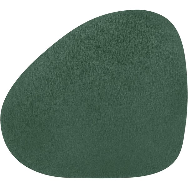 4x ERWIN M. Set de table Kaja organique; 37x41 cm (lxL); vert foncé; ovale; 4 pièce(s) / Lot
