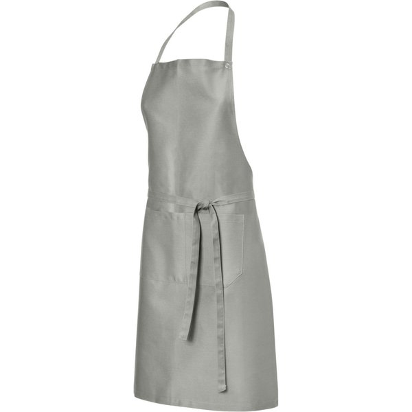 JOBELINE Tablier à bavette Mahé 88x80 cm; 88x80 cm (Lxl); gris clair
