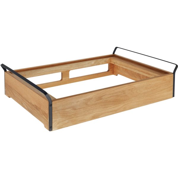 VEGA Struttura per piano caldo Esino GN 1/1; 64.6x44.6x12.5 cm (LxLxH); marrone/nero; rettangolare