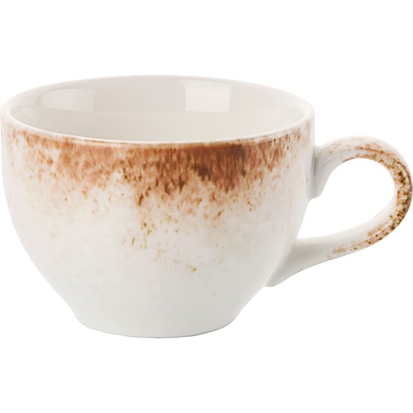 6x VEGA Tasse à café Purior; 20 cl, 8.5x6 cm (ØxH); blanc/brun; rond(e); 6 pièce(s) / Lot