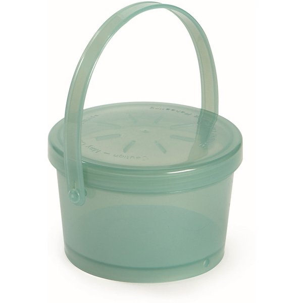 12x Contacto Contenitore riutilizzabile Eco-Takeout®; 355 ml, 11x7 cm (ØxH); verde; rotonda; 12 pz. / Pacco