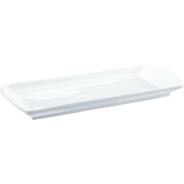 4x PULSIVA Piatto Loa; 29x12.5x2.5 cm (LxLxH); bianco; rettangolare; 4 pz. / Pacco