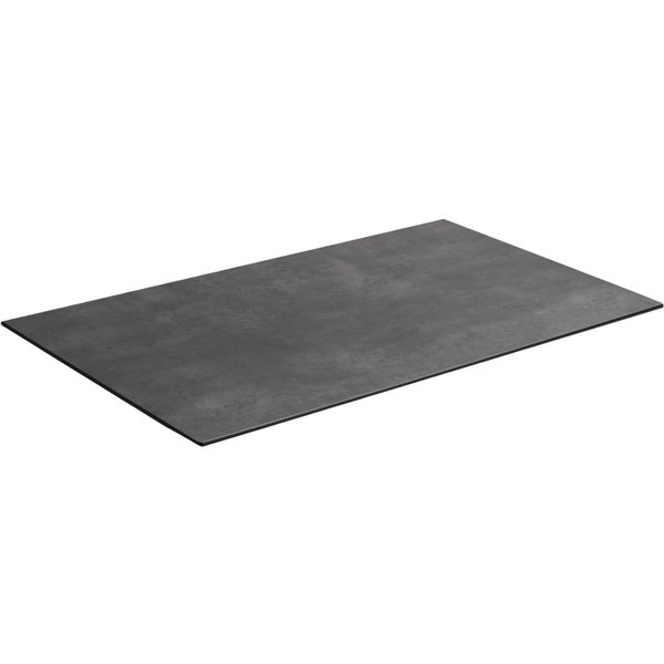 VEGA Piano da tavolo HPL da esterno Lift rettangolare; 130x80 cm (LxL); cemento; rettangolare