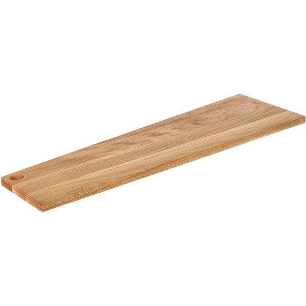 VEGA Tagliere Pollino; 83x27x2 cm (LxLxH); quercia; Forma trapezoidale