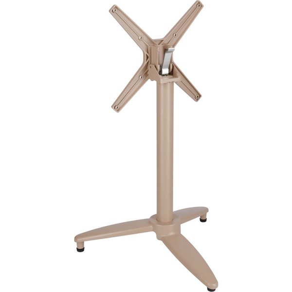 PULSIVA Base tavolo da esterno Foldex; 58x58x72 cm (LxLxH); sabbia
