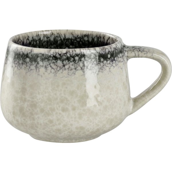 6x VEGA Tasse à café expresso Nagoya; 8 cl, 7.2x5.6 cm (ØxH); blanc/gris; rond(e); 6 pièce(s) / Lot