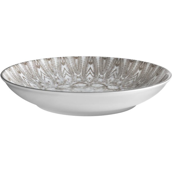 6x VEGA Assiette Kalaya creuse; 100 cl, 26x5 cm (ØxH); taupe; rond(e); 6 pièce(s) / Lot