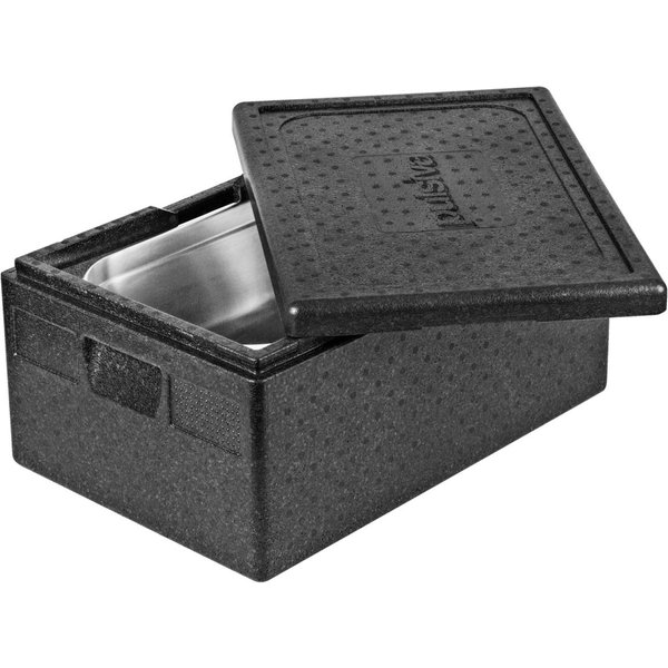 PULSIVA Contenitore isotermico GN 1/1 Eco; 39000 ml, 60x40x28 cm (LxLxH); nero