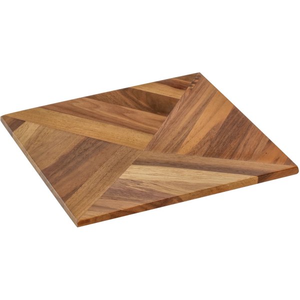 VEGA Tagliere Carbo; 18.4x18.4x1.9 cm (LxLxH); noce; conica