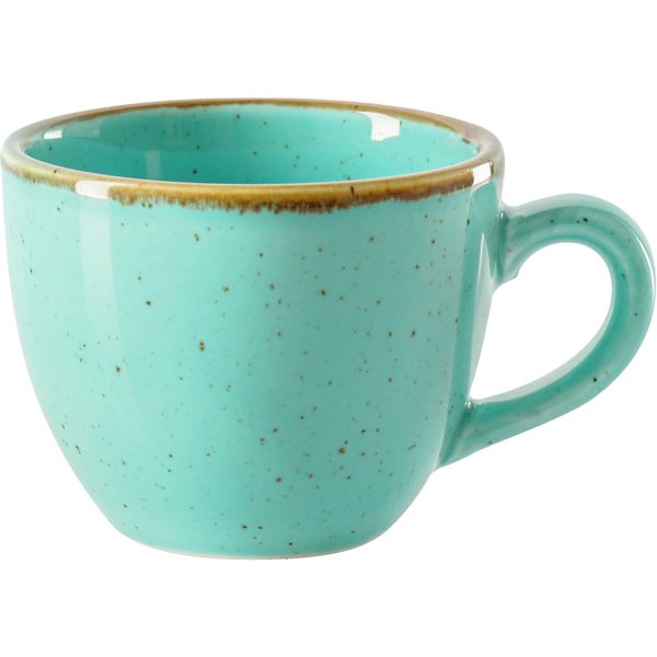 6x VEGA Tasse à café expresso Sidina; 8 cl, 6.5x5 cm (ØxH); turquoise; rond(e); 6 pièce(s) / Lot