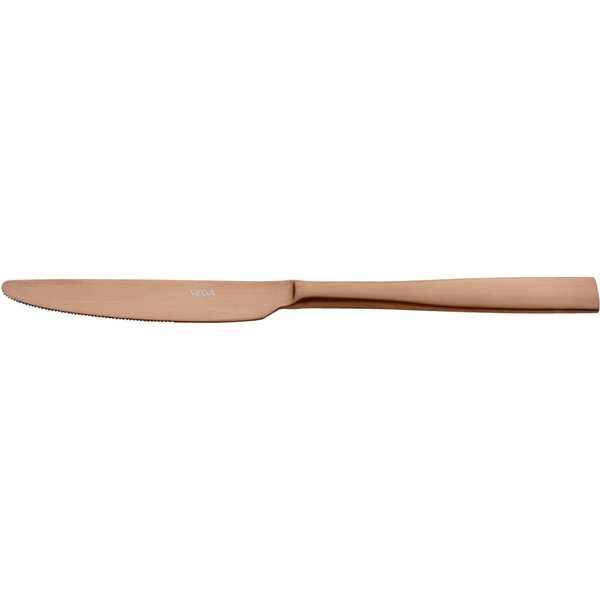 12x VEGA Coltello tavola Falun; 23 cm (L); rame; 12 pz. / Pacco