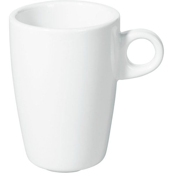6x VEGA Tazzina caffè Bistro; 100 ml, 6x8.2 cm (ØxH); bianco; rotonda; 6 pz. / Pacco