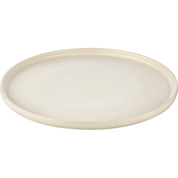 6x Playground Assiette plate Nara; 21x2.5 cm (ØxH); crème; rond(e); 6 pièce(s) / Lot