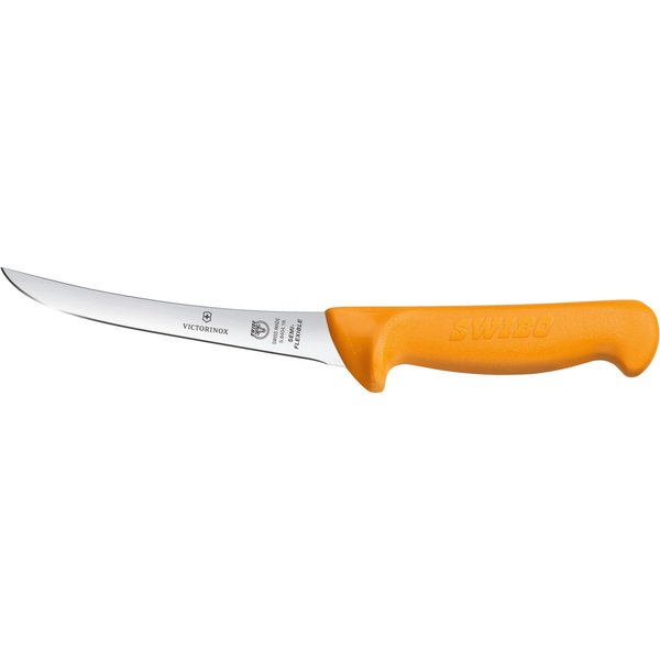 Victorinox Couteau à désosser Swibo lame lisse et semi flexible; Longueur de lame 16 cm, 27.3 cm (L); argenté/orange