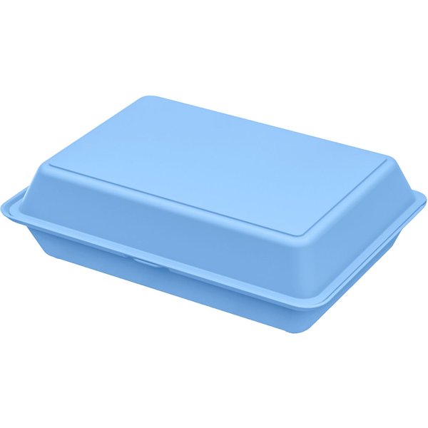 Contenitore riutilizzabile Kintoki elasto REuse; 1400 ml, 21x29x8.4 cm (LxLxH); blu; rettangolare; 18 pz. / Pacco