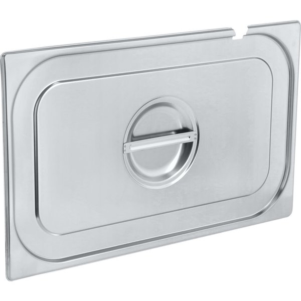 PULSIVA Coperchio gastronorm 1/1 Smart con inserto per cucchiaio; GN 1/1, 53x32.5 cm (LxL); argento