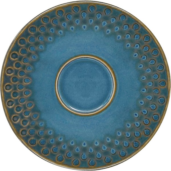 4x VEGA Sous-tasse café expresso Aranda; 12x1.5 cm (ØxH); bleu; 4 pièce(s) / Lot