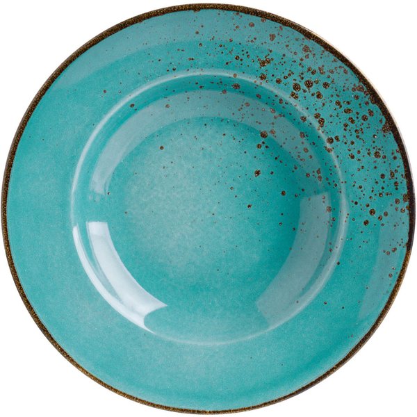 6x VEGA Assiette Palana creuse; 20 cl, 24x4 cm (ØxH); turquoise; rond(e); 6 pièce(s) / Lot