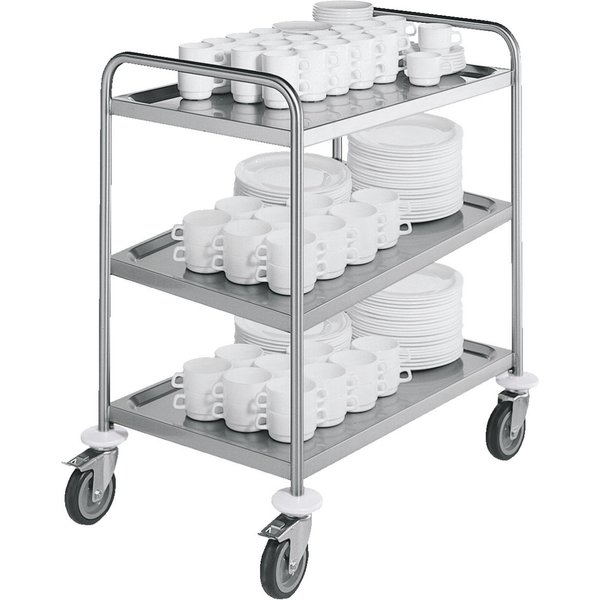 VEGA Carrello di servizio Serve 3BM; 83x53x93.3 cm (LxPxH); argento