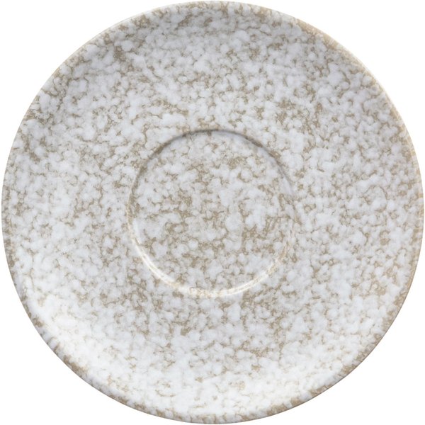 4x VEGA Soucoupe Mamoro pour coupelle 15.5x6.5 cm; 22.5x2 cm (ØxH); beige/blanc; rond(e); 4 pièce(s) / Lot