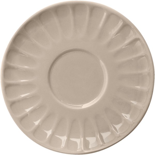 6x VEGA Sous-tasse café expresso Bel Colore; 11.5 cm (Ø); beige; 6 pièce(s) / Lot
