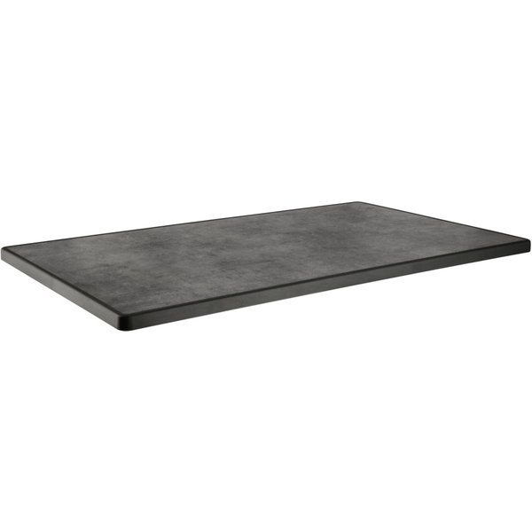 PULSIVA Piano per tavolo Sevelit rettangolare; 115x70 cm (LxL); cemento; rettangolare