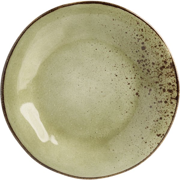 6x VEGA Piatto Palana piano; 23.5 cm (Ø); verde lime; rotonda; 6 pz. / Pacco